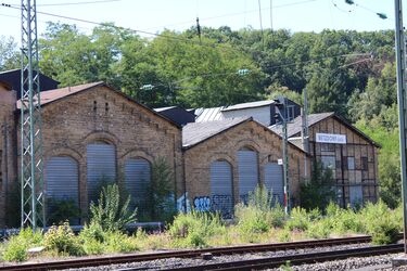 Alte Fotoaufnahme des EAW in Betzdorf